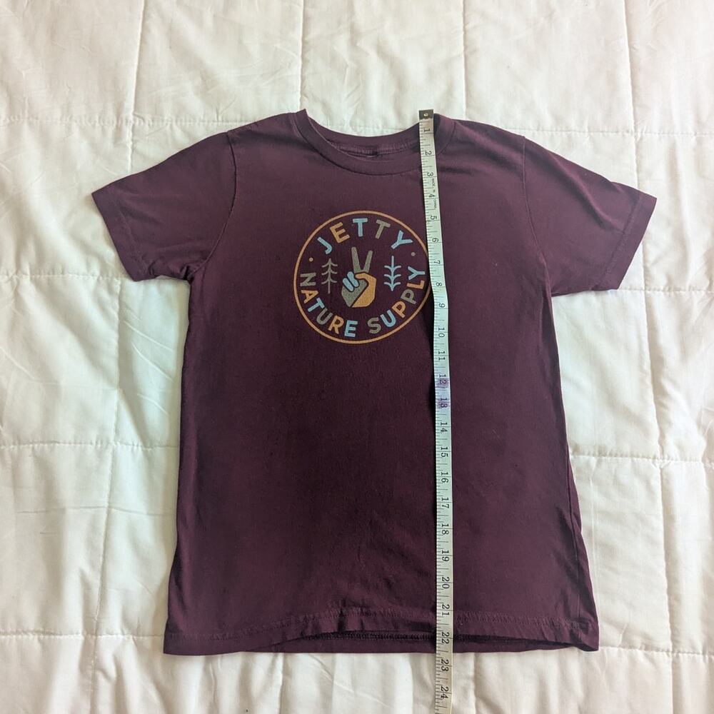 Girls jetty short sleeve t-shirt burgundy